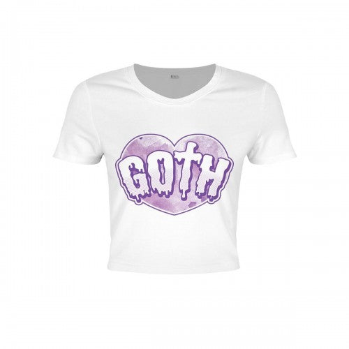 Front - Grindstore Ladies/Womens Pastel Goth Crop Top