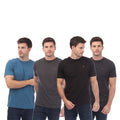 Front - Farah Mens Ryman Lounge T-Shirt (Pack of 3)
