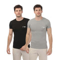 Front - Emporio Armani Mens Logo T-Shirt (Pack of 2)
