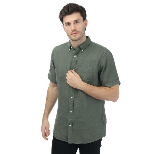 Front - Gant Mens Garment Dyed Regular Shirt