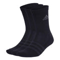 Front - Adidas Unisex Adult Cushioned Crew Socks (Pack of 3)
