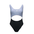Front - Adidas Womens/Ladies Colour Block One Piece Swimsuit