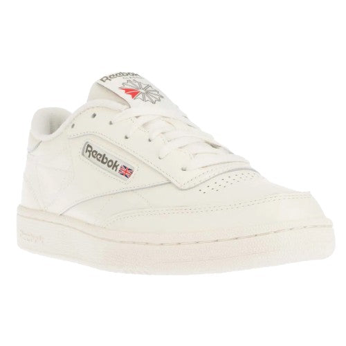 Front - Reebok Mens Club C 85 Leather Trainers
