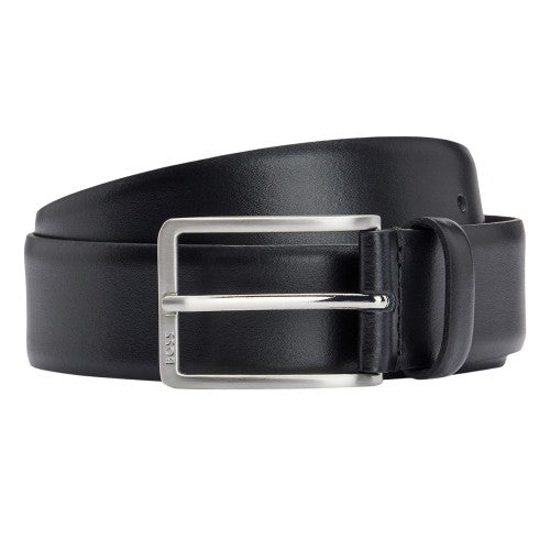Front - Boss Logo Leather Belt