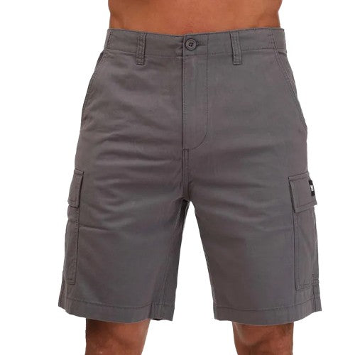 Front - Weekend Offender Mens High Desert Cargo Shorts