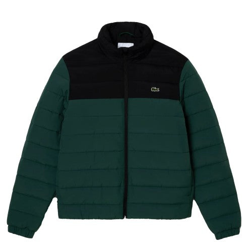 Front - Lacoste Mens Hooded Padded Jacket