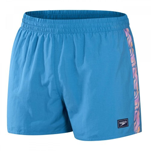 Front - Speedo Mens Retro Water Swim Shorts