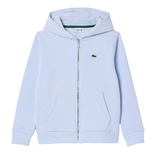 Front - Lacoste Childrens/Kids Kangaroo Pocket Full Zip Hoodie