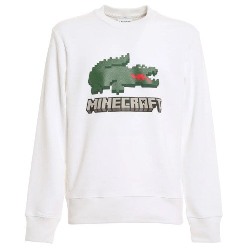 Front - Lacoste Unisex Adult Minecraft Long-Sleeved Sweatshirt