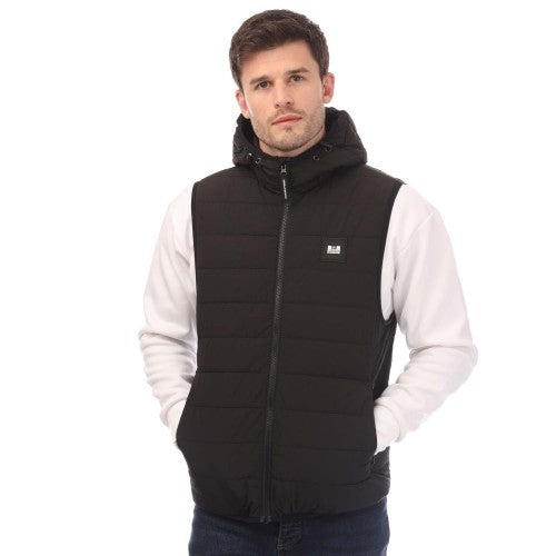 Front - Weekend Offender Mens Berg Lake Hooded Gilet