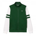 Front - Lacoste Unisex Adult Sportsuit Striped Tennis Jacket