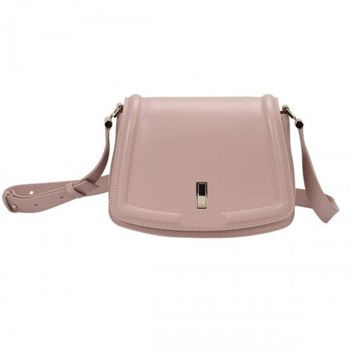 Front - Hugo Boss Ariell Leather Saddle Bag