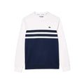 Front - Lacoste Mens Interlock Stretch Tennis Sweatshirt