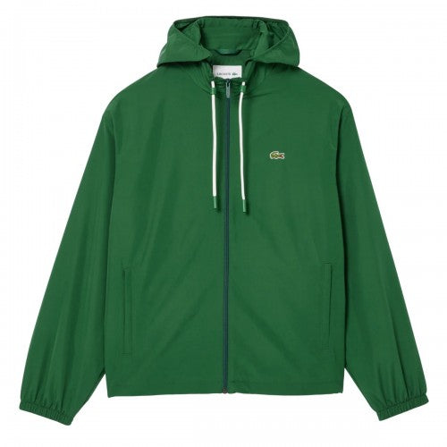 Front - Lacoste Mens Sportsuit Detachable Hood Jacket