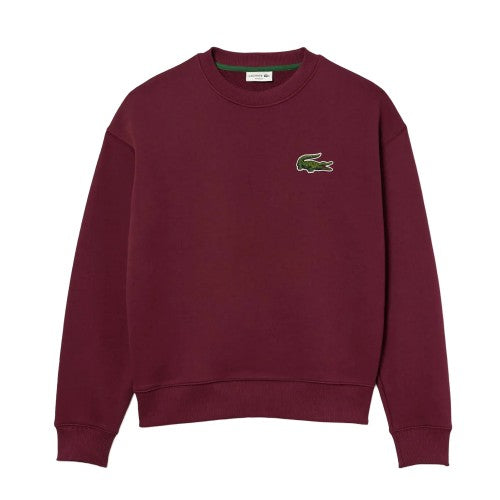 Front - Lacoste Mens Fleece Loose Fit Sweatshirt