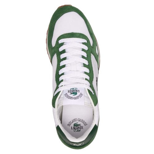 Front - Lacoste Mens Partner Leather 70s Trainers