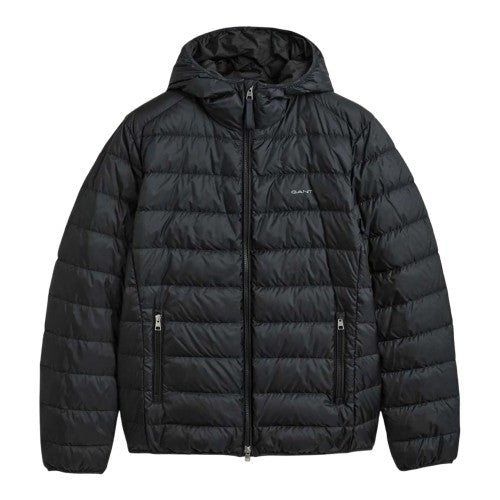 Front - Gant Mens Down Hooded Padded Jacket