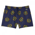 Front - Lacoste Mens Printed Swim Shorts