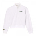 Front - Lacoste Womens/Ladies Quarter Zip Relaxed Fit Sweatshirt