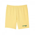 Front - Lacoste Mens Fleece Printed Washed Shorts