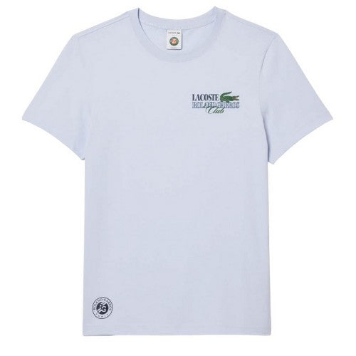 Front - Lacoste Mens Roland Garro Edition Cotton Tennis T-Shirt