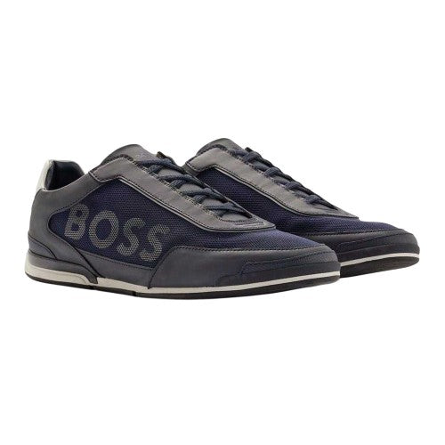 Front - Boss Mens Saturn Slip-on Trainers