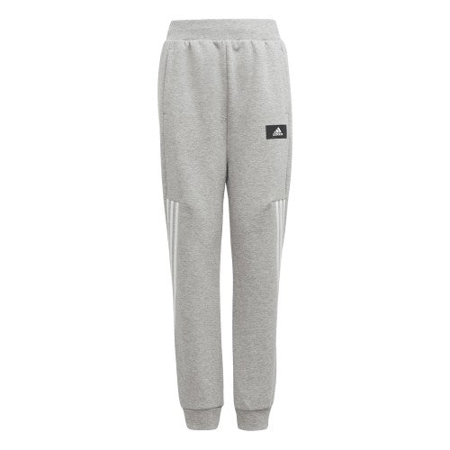 Front - Adidas Childrens/Kids Future Icons 3 Stripes Tapered Leg Jogging Bottoms