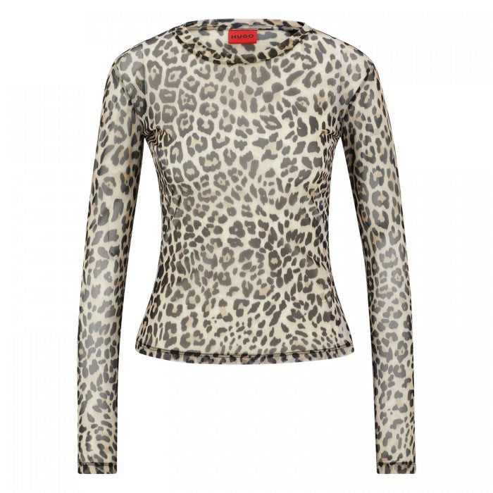 Front - Hugo Womens/Ladies Diralina 2 Long-Sleeved Top
