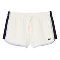Front - Lacoste Womens/Ladies Pique Contrast Panel Shorts