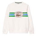 Front - Lacoste Mens Graphic Print Fleece Sweatshirt