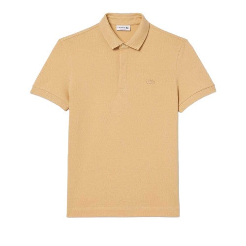 Front - Lacoste Mens Paris Piqué Stretch Regular Polo Shirt