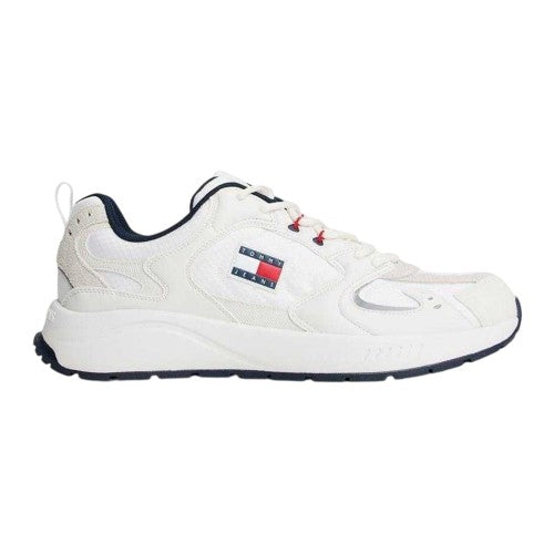 Front - Tommy Jeans Mens Chunky Flat Trainers