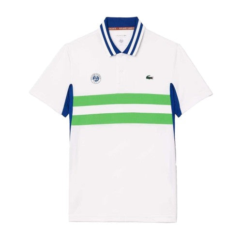 Front - Lacoste Mens Roland Garros Pique Polo Shirt