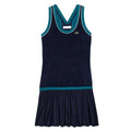 Front - Lacoste Womens/Ladies French Terry Cross Back Slim Dress