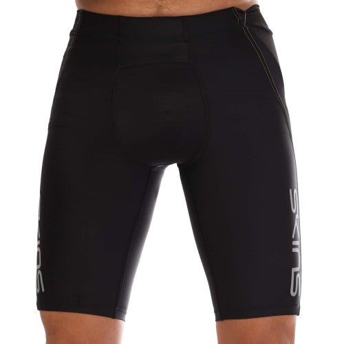 Front - Skins Mens Series-3 Half Length Tights