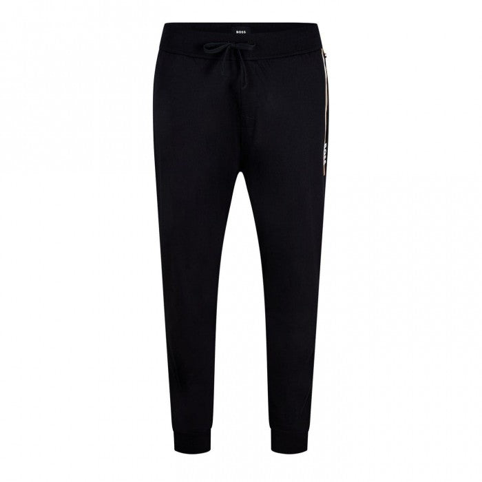 Front - Boss Mens Side Stripe Regular Jogging Bottoms