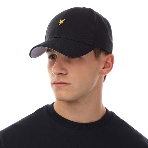 Front - Lyle & Scott Unisex Adult Heavy Twill Baseball Cap