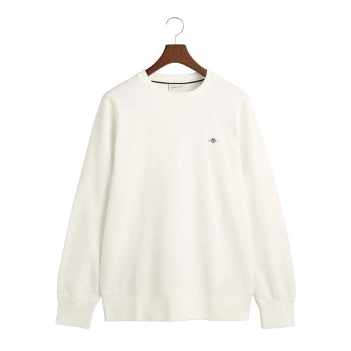 Front - Gant Unisex Adult Archive Shield Embroidered Crew Neck Sweatshirt