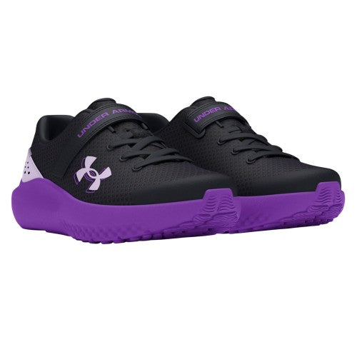Front - Under Armour Childrens/Kids Pre-School Surge 4 Running Trainers