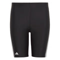 Front - Adidas Boys Classic 3 Stripes Swim Shorts