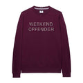 Front - Weekend Offender Mens Warwick Crew Neck Sweatshirt