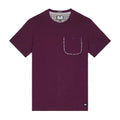 Front - Weekend Offender Mens Sutton Checked Chest Pocket T-Shirt