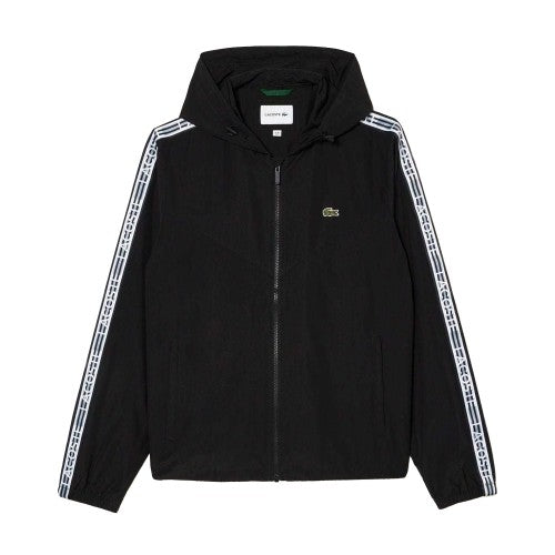 Front - Lacoste Mens Recycled Polyester Track Jacket