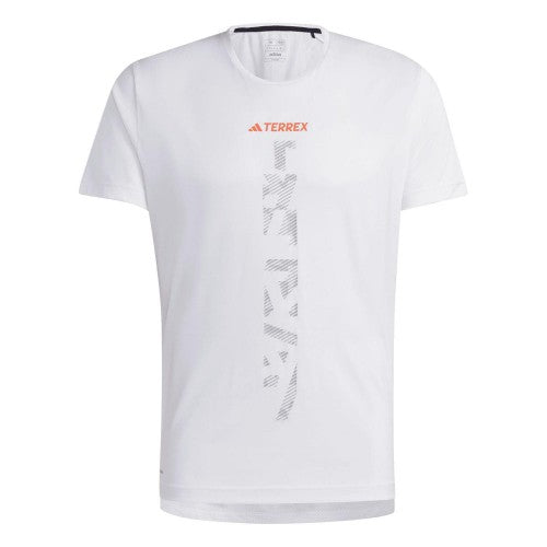 Front - Adidas Mens Terrex Agravic Trail Running T-Shirt