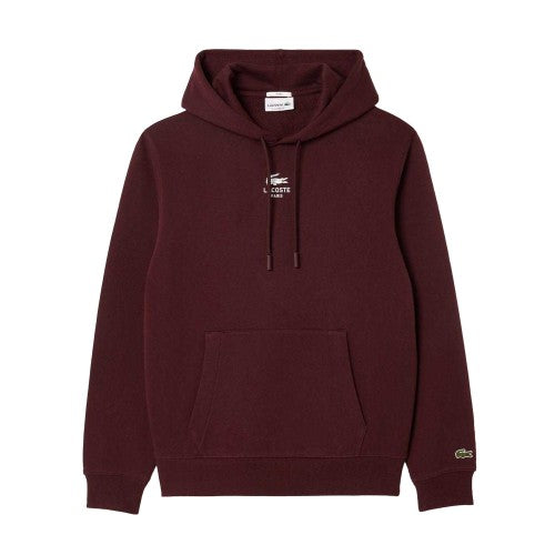 Front - Lacoste Unisex Adult Back Print Hoodie