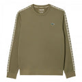 Front - Lacoste Mens Interlock Jacquard Tennis Sweatshirt