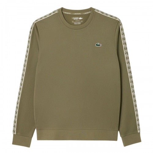 Front - Lacoste Mens Interlock Jacquard Tennis Sweatshirt