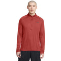 Front - Under Armour Mens Tech Textured Half Zip Top