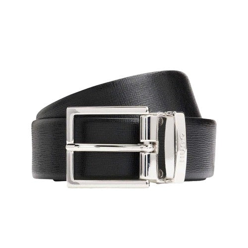 Front - Hugo Mens Giupi-S Leather Belt
