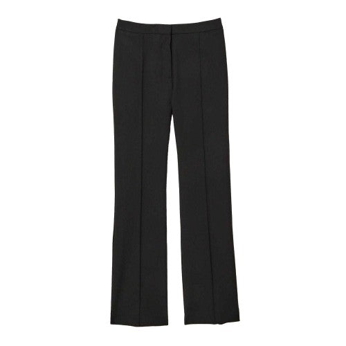 Front - Lacoste Womens/Ladies High Waist Flared Trousers